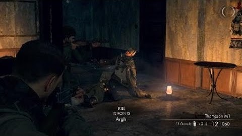 Sniper Elite V2 Remastered enemy spawns right in front of me.