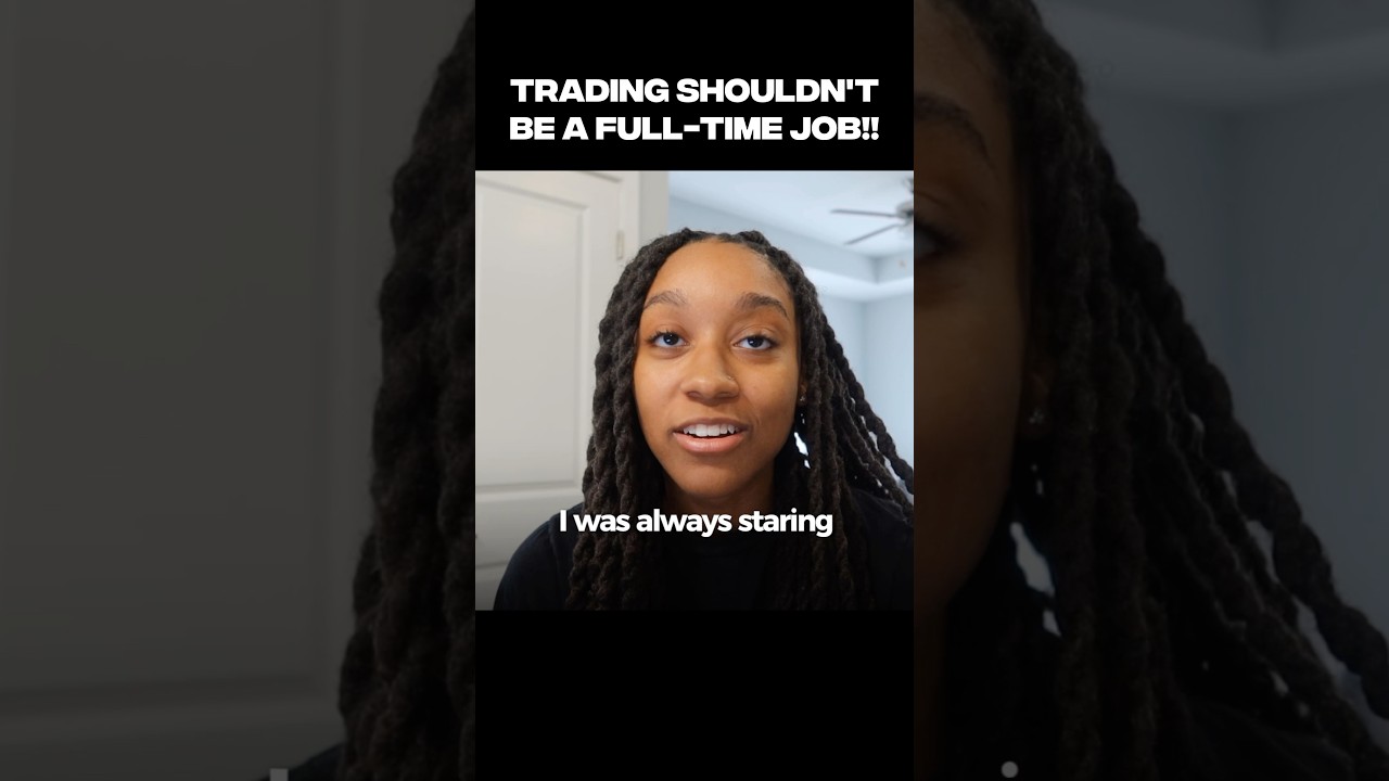 Trading Shouldn’t be a Full-Time Job #trading #successmotivation #inspiration