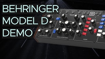 Behringer Model D Presets for Ambient and Techno (sound demo / no talking) with Empress Reverb