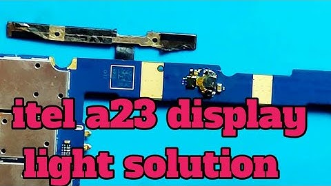 ITel A23 display light solution / itel a23 display light jamper / how to itel a23 lcd light solution