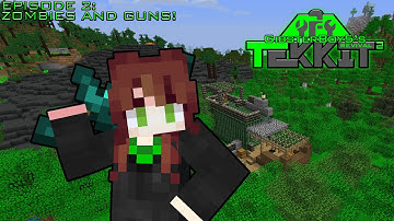 ZOMBIES AND GUNS! | TEKKIT 2: Revival (Episode 2)