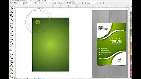 how to make awesome flyer template using coreldraw