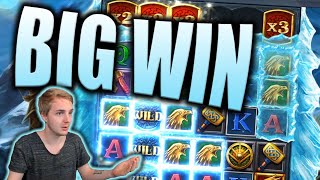 BIG WIN on ICE WOLF Slot - Casino Stream Big Wins screenshot 3