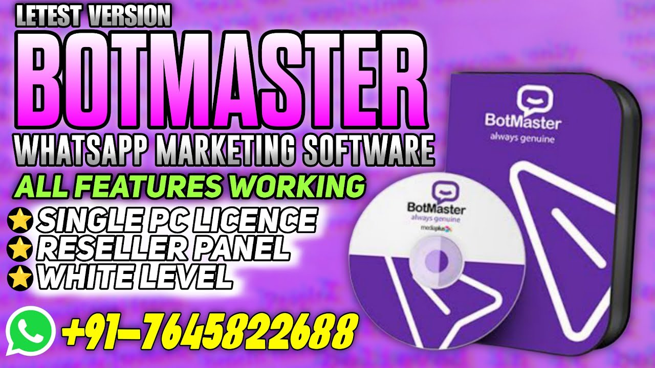 Botmaster Latest Version | Ultimate Free WhatsApp Marketing | Bot ...