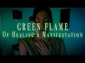 Green flame of healing  manifestation  reiki with asmr  travel to healing temples