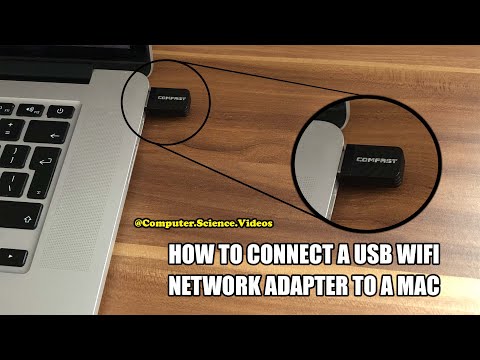 mørkere Udled Samarbejdsvillig How to CONNECT a USB WiFi Network Adapter to a Mac - Set Up & Installation  Guide - Tutorial | New - YouTube