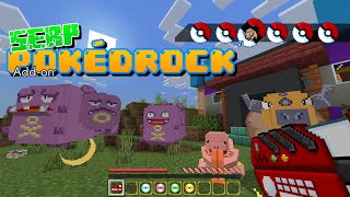 ¡Nueva actualización con nuevos sistemas! Addon de pokémon para mcpe -Serp Pokédrock-