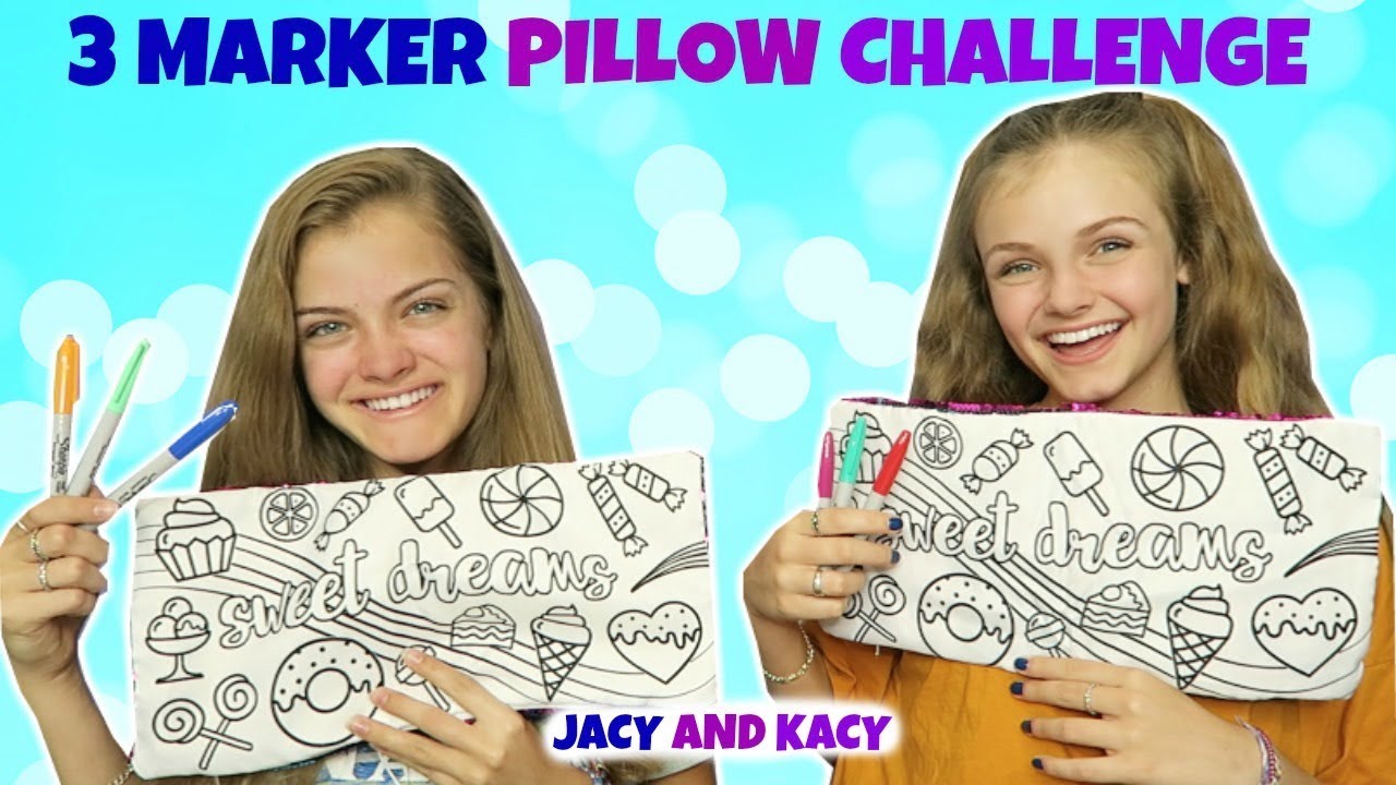 Jacy and kacy 3 marker challenge