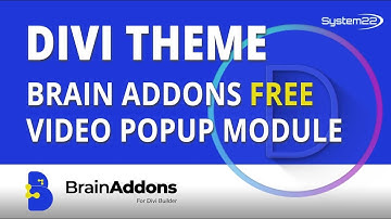 Divi Brain Addons Free Divi Plugin Video Popup Module 👈