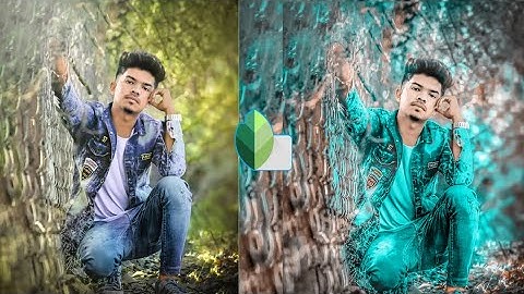 Snapseed Moody Blue Photo Editing | Snapseed photo editing Lightroom Moody Blue Preset