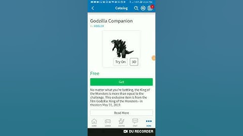HOW TO GET GODZILLA COMPANION ON ROBLOX (FREE)