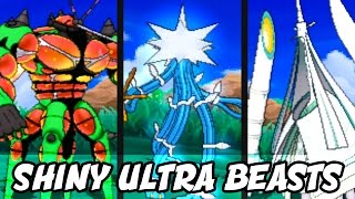 Pokémon Sun and Moon: ALL SHINY ULTRA BEASTS 