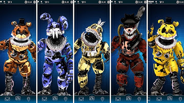 FNAF AR Corrupted Animatronics Jumpscare & Workshop Animations
