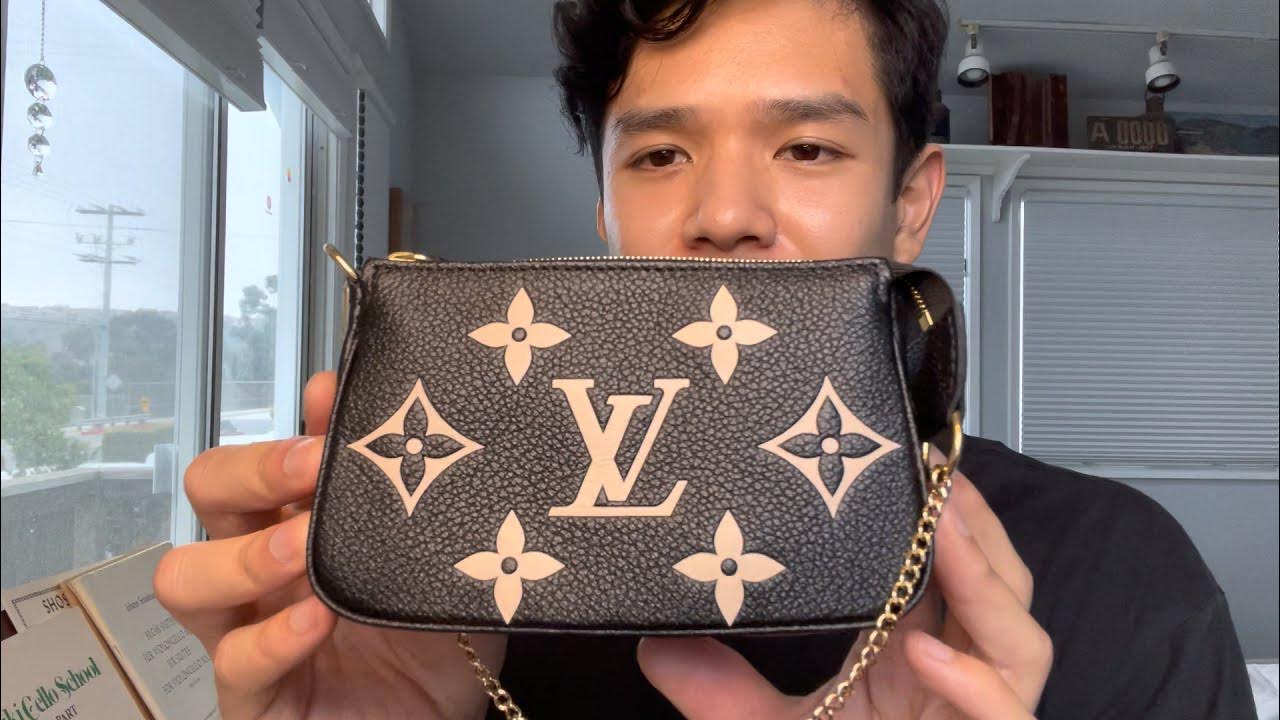 Louis Vuitton Damier Canvas Mini Pochette Bag