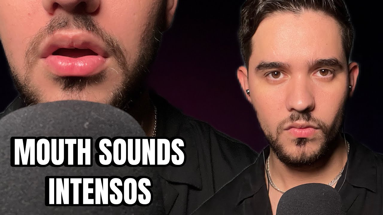ASMR MOUTH SOUNDS Intensos-INAUDIBLE-Sonido de BARBA y BESOS Asmr en español