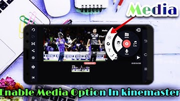 How To Enable Media Layer On Kinemaster 🔥 | How To Enable Media Option In kinemaster 🔥| The Techi