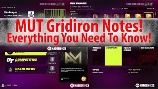 MUT Gridiron Notes! Everything You NEED to Know! Field Pass! MUT Champions! Sets 2.0! Strategy Cards