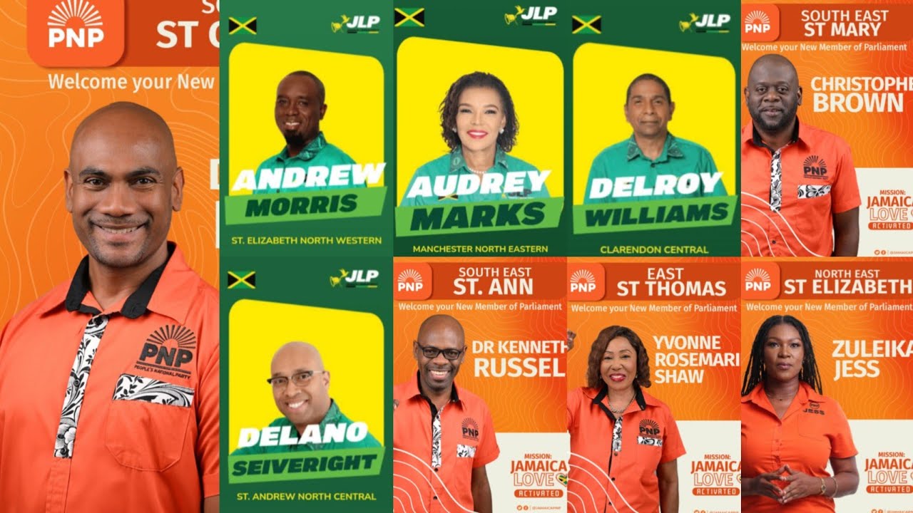 Welcome JLP & PNP 13 New Members of Parliament + Zuleika Jess Motorcade ...