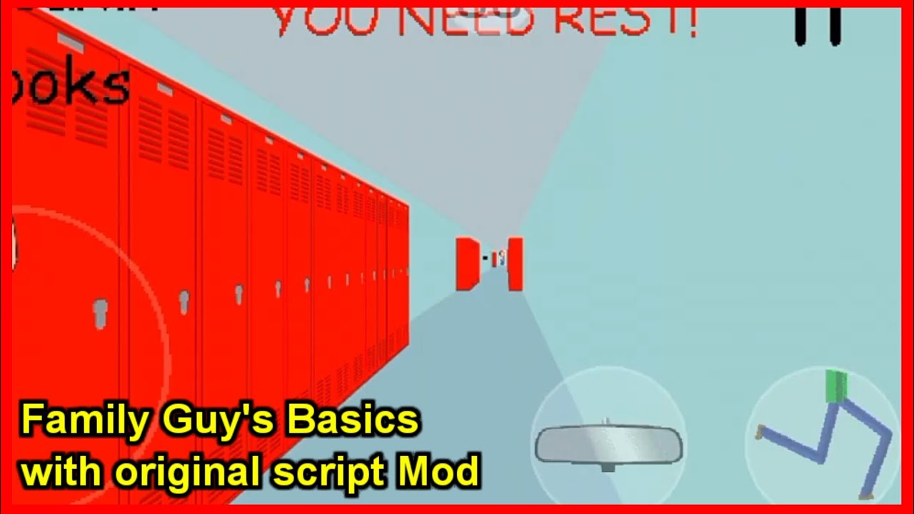 [Baldi's Basics] Family Guy's Basics with original script Mod - YouTube