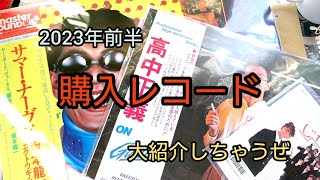 【レコード紹介】2023年前半購入レコード紹介