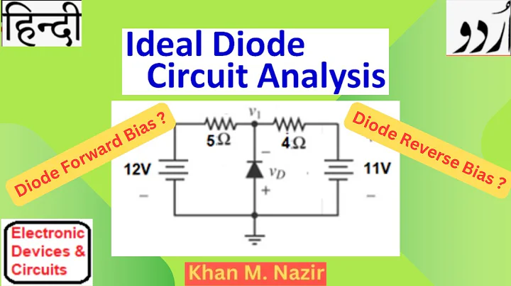 (U)EDC || Ideal Diode Circuit Analysis: Must Watch || Is the Diode Forward Bias or Reverse Bias