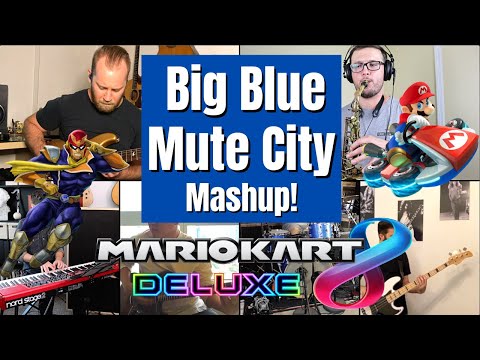 Mario Kart 8 F-Zero: Big BlueMute City Cover