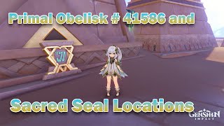 Primal Obelisk # 41586 and Sacred Seals Location Guide