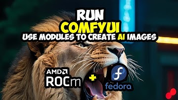 Run ComfyUI on AMD GPU with ROCm on Fedora Linux (DALL-E, Midjourney)