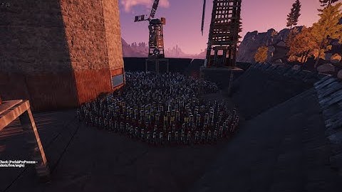 WE DESTROYED THE SERVER FOR 10MINS .  5000 FIREWORKS!!! (RUST MODDED)