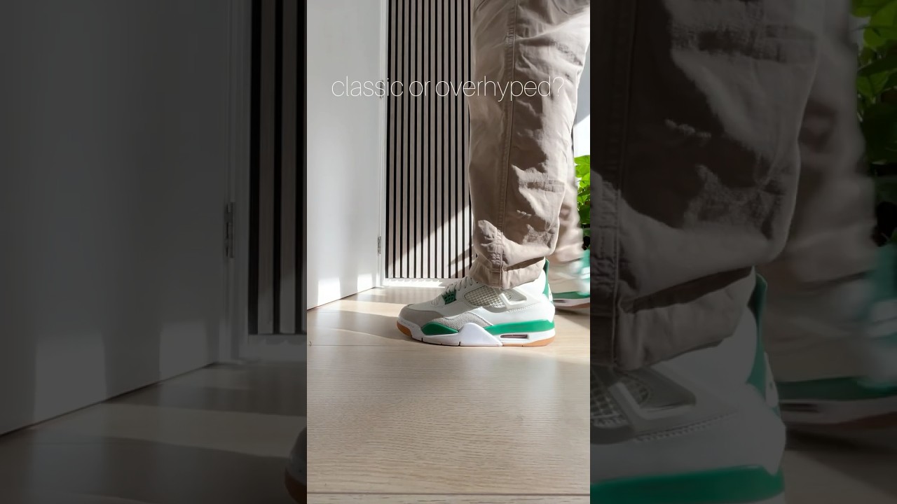 JORDAN 4 SB Pine Green 🔥 On Feet review