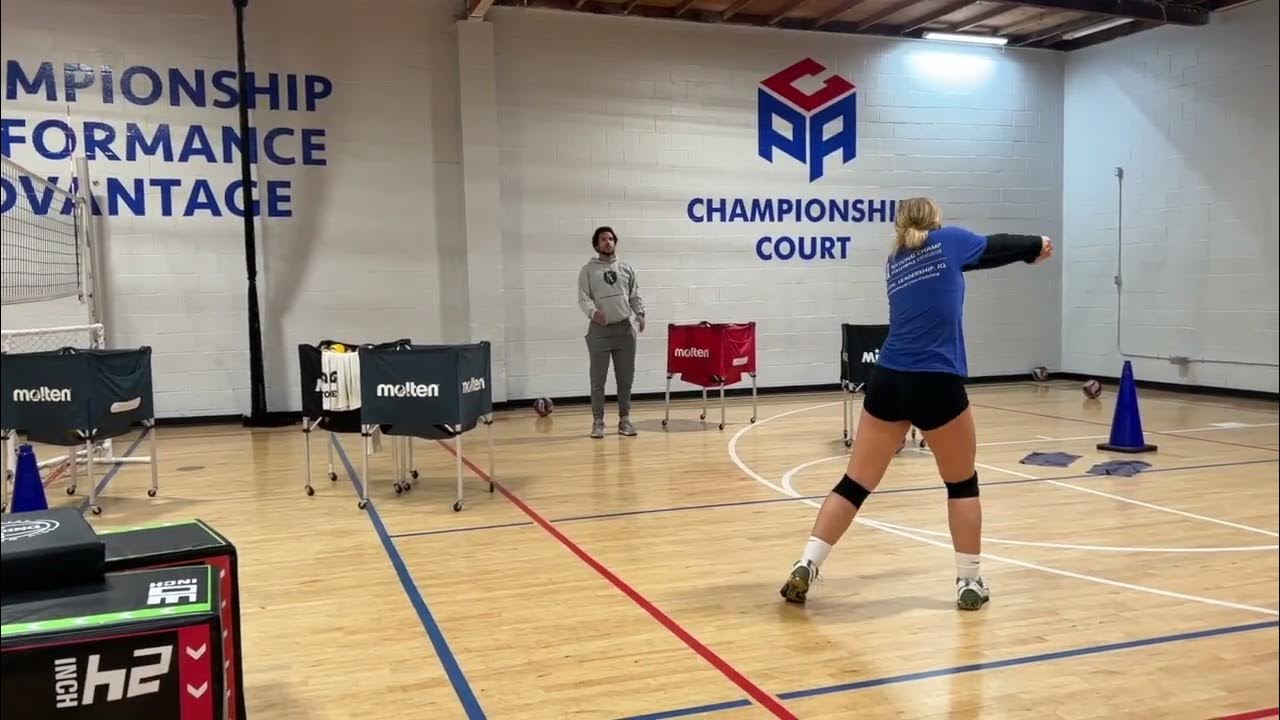 Defensive Skills Of A Division 1 Volleyball Player YouTube