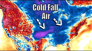 A Blast Of Cold Fall-Like Air Is Coming Along With A Large Storm System