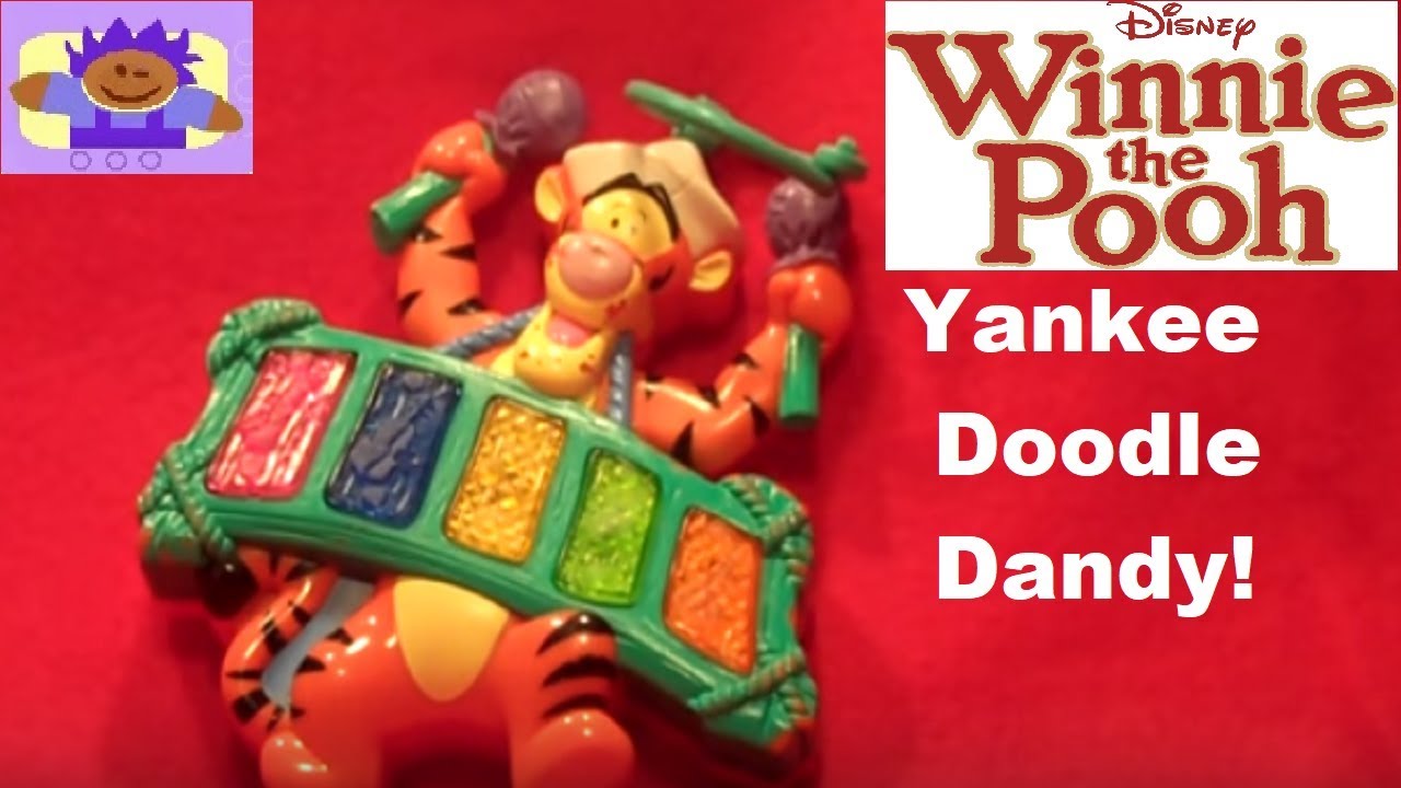 2000 Disney Winnie The Pooh Musical Tigger Toy By Mattel Youtube