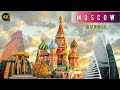 Moscowcapital city of russia cinematic drone vlog travel 4k