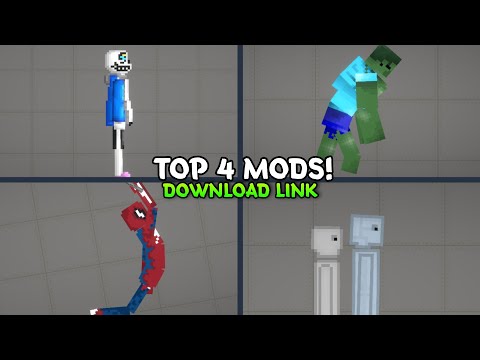 Top 4 Good Mods I did not Record | Download Link on description! Melon Playground Mods