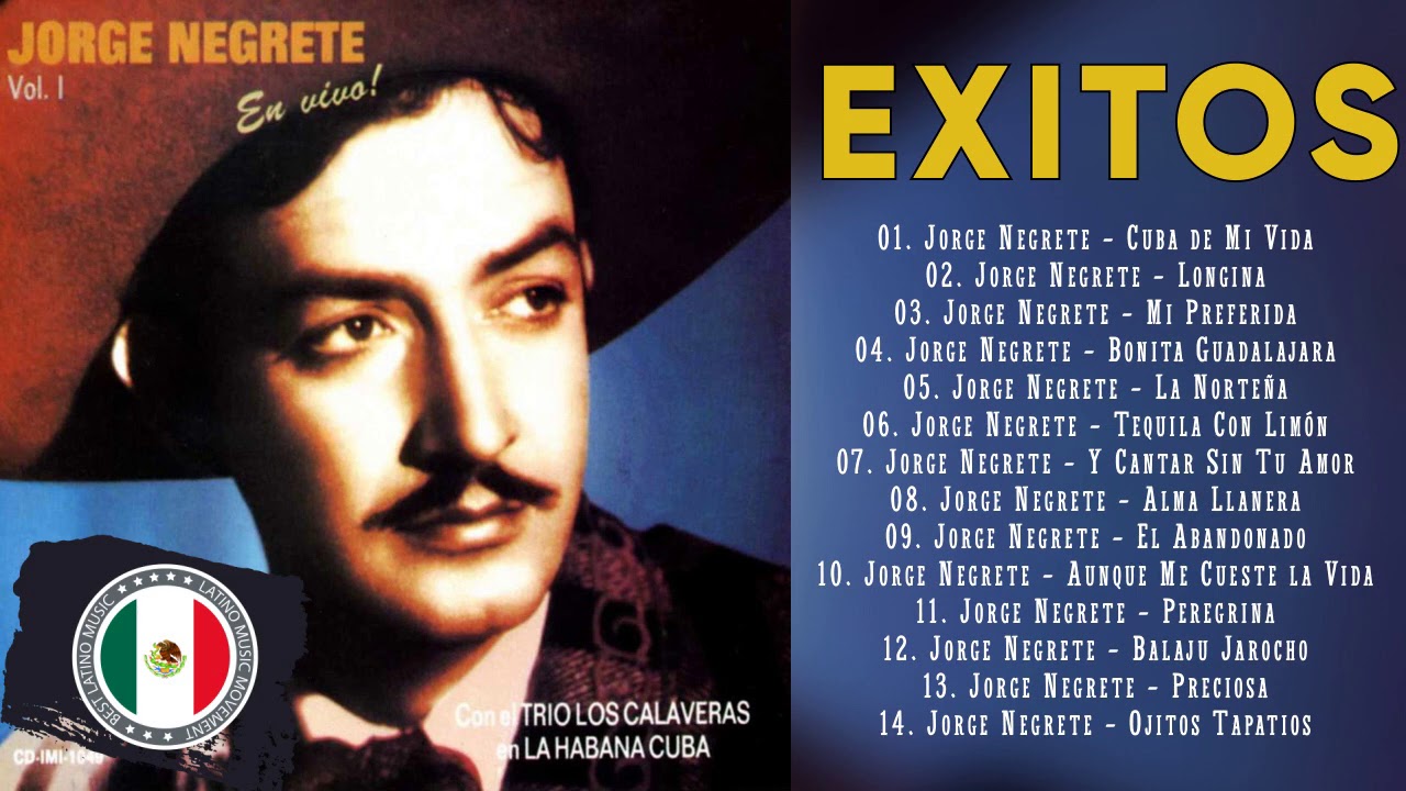 Jorge Negrete Grandes Exitos - Lo Mejor Rancheras Jorge Negrete Viejitas Mix