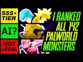 I Ranked ALL 142 Palworld Pals / Monsters | Mr1upz