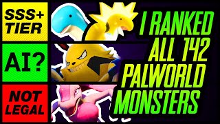 I Ranked ALL 142 Palworld Pals / Monsters | Mr1upz