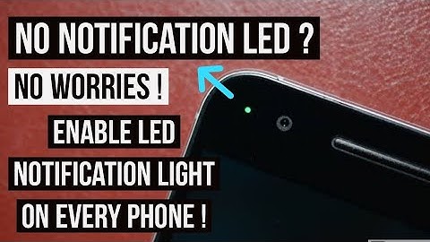 How to enable LED notification light on Any Smartphone | New Trick | Must Watch