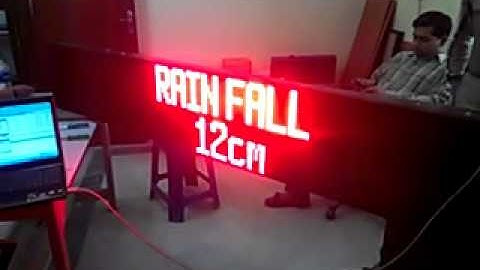 Weather forecast Led Sign