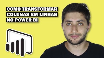 Como Transformar COLUNAS em LINHAS no POWER BI (Inverter Tabela)
