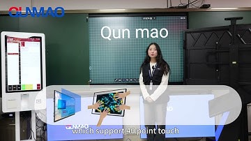 Qunmao Manufacturing interactive flat panel & digital signage & lcd video wall & kiosk & portable TV