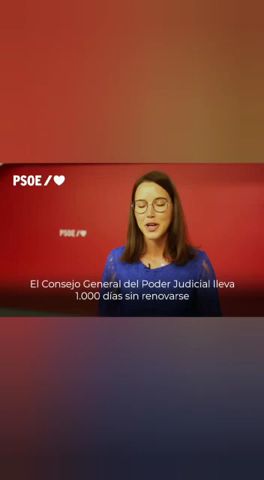 PSOE / El PP bloquea la renovación del CGPJ