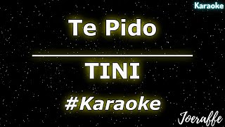 Video voorbeeld van "TINI - Te Pido (Karaoke)"