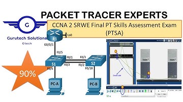 CCNA 2 SRWE Final PT Skills Assessment Exam (PTSA)
