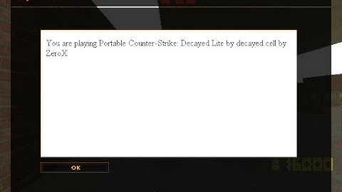 Counterstrike Portable 1.6 - infinite ammo