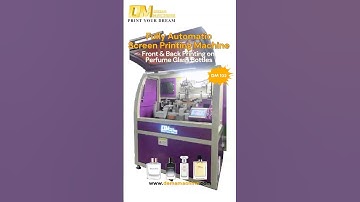 ✨Fully Automatic Screen Printing Machine Double-Sided Printing In One Go For Square Bottles