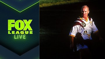 Allan Langer watching the races during a game | Fox League Live