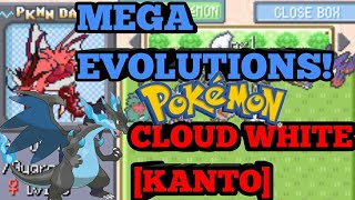 [GBA] POKÉMON CLOUD WHITE ALL MEGA EVOLUTIONS!?!{KANTO}-CHEATCODES+MEGA GEM!