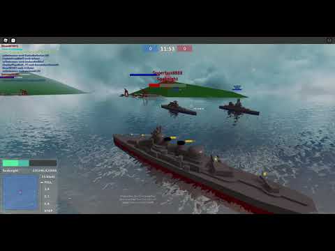 Warships Roblox Battleship Gameplay Youtube - diveable roblox battleship model